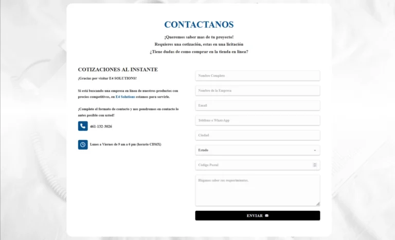 Cómo crear un formulario de contacto efectivo para tu página web