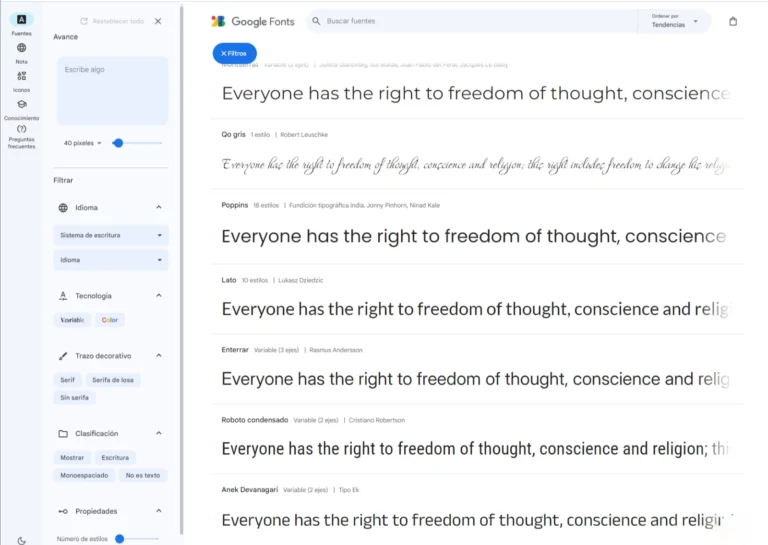 Cómo elegir el tipo de letra adecuado para tu página web